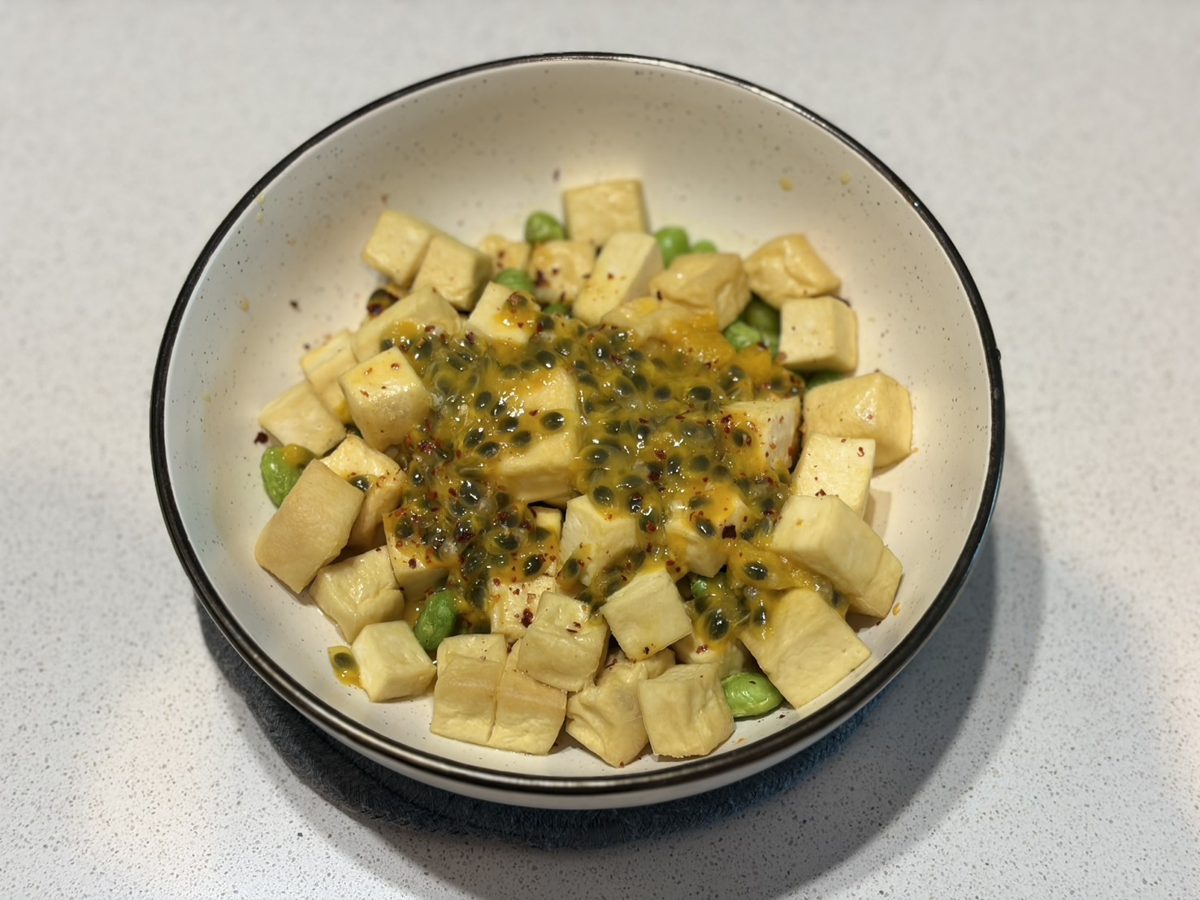 百香果涼拌豆腐