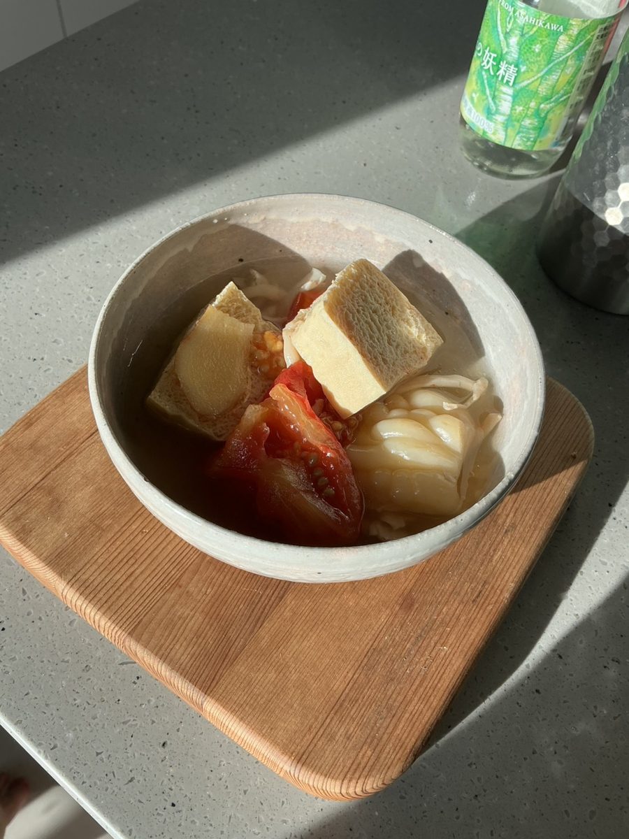 番茄凍豆腐湯