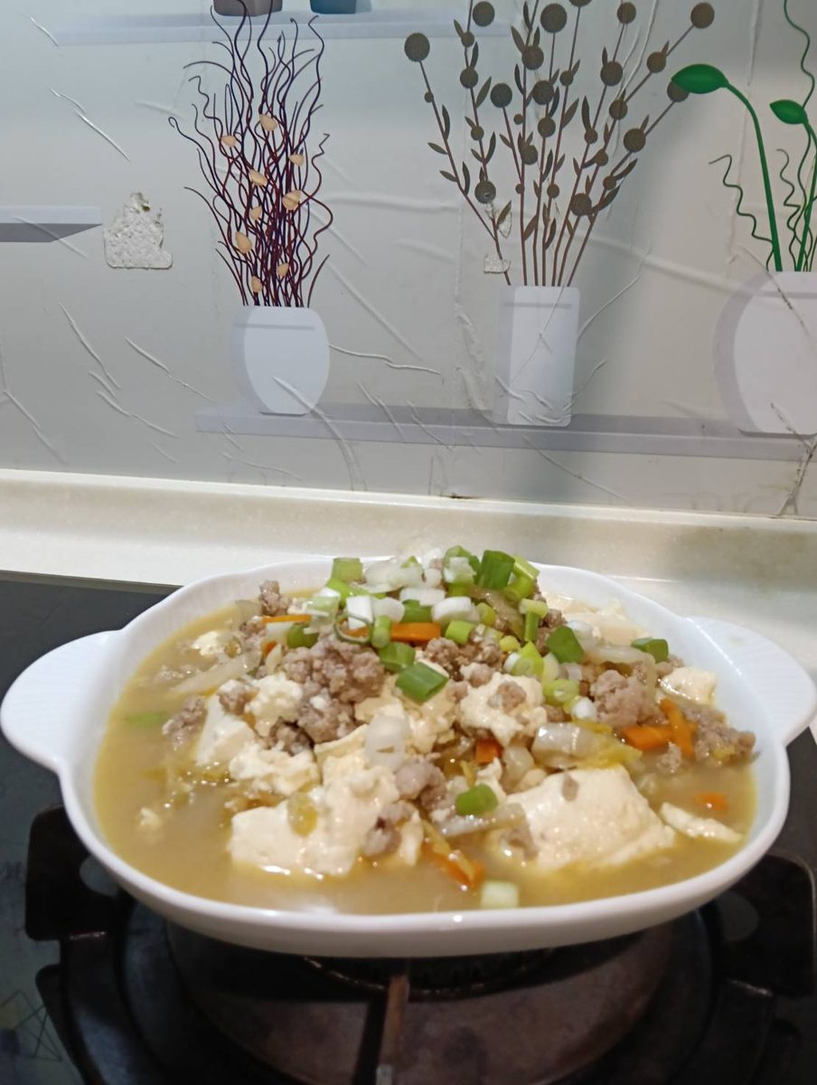 肉末白菜燒豆腐