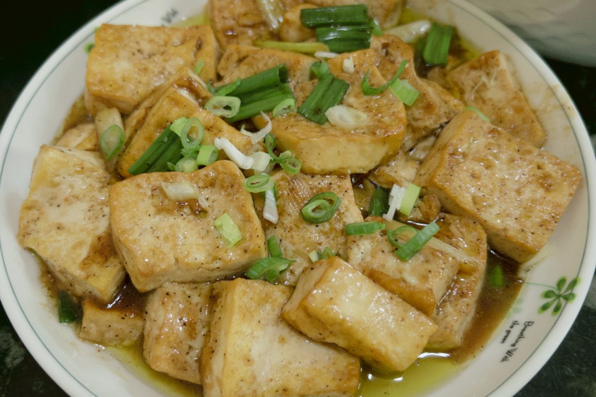 蔥燒豆腐