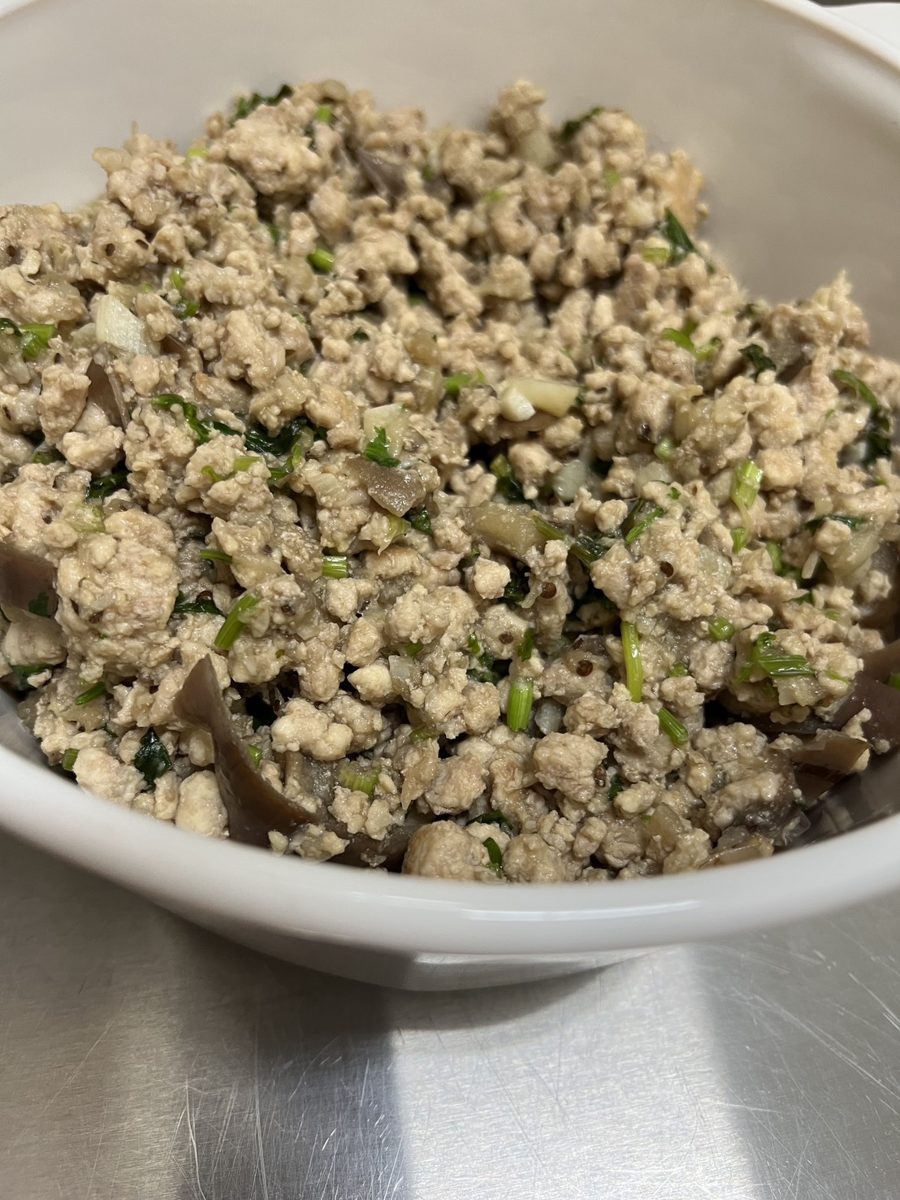 豆腐炒肉末